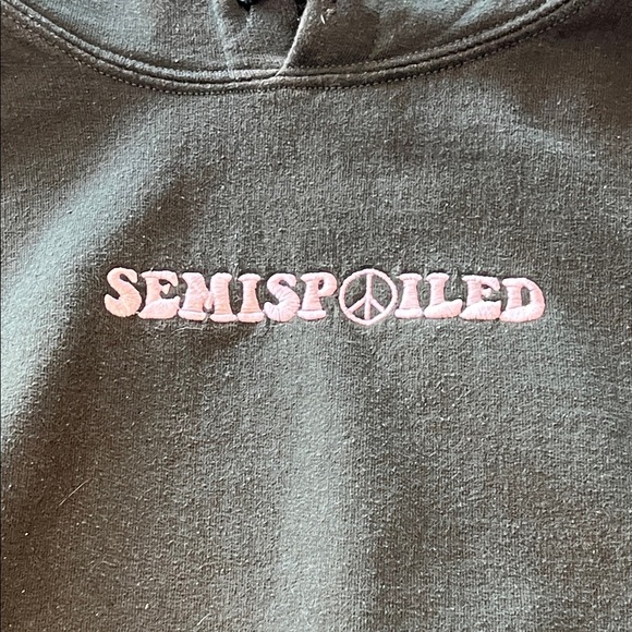 Gildan Forest Green Hoodie with 'Protect Your Peace' Graphic - Picture 3 of 5